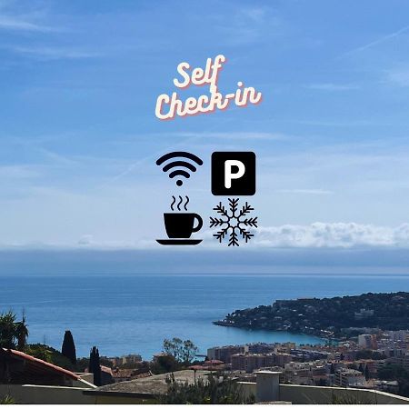 Le Best View, Climatise Vue Mer Panoramique, Parking Gratuit, Wifi Menton Dış mekan fotoğraf